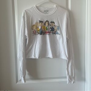 Peanuts Be Happy Long Sleeve Graphic Tee